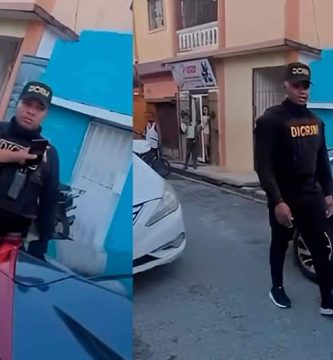 Agente del DICRIM enfurece porque lo graban revisando un carro