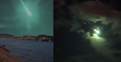 Un meteoro ilumina el cielo de Turquía con un espectáculo de colores