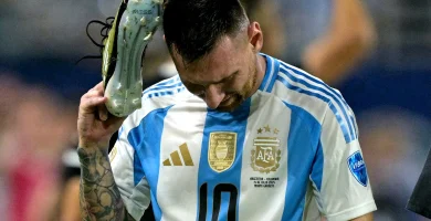¡Messi celebra la Copa América y se muestra optimista ante su lesión!