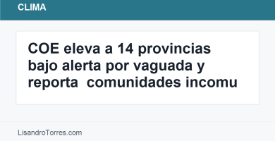 Imagen editorial sobre 14 provincias bajo alerta por vaguada en República Dominicana
