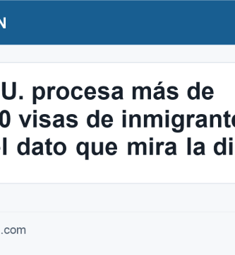 Ilustración editorial sobre visas de inmigrante de Estados Unidos procesadas en República Dominicana