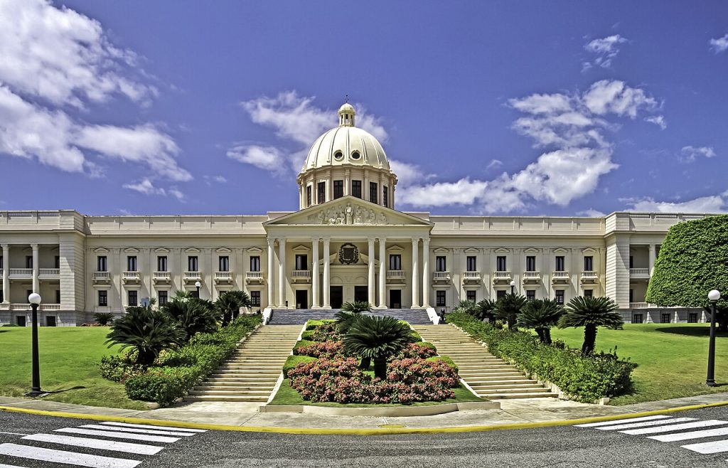 Palacio Nacional de la República Dominicana, donde se realizó una protesta por documentos y nacionalidad