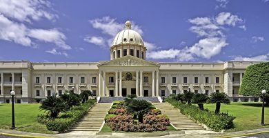 Palacio Nacional de la República Dominicana, donde se realizó una protesta por documentos y nacionalidad